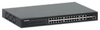 Intellinet 24-Port Gigabit Ethernet PoE+ Web-Managed Switch with 4 Gigabit Combo Base-T/SFP Ports, IEEE 802.3at/af Power over Ethernet (PoE+/PoE) Compliant, 370 W, Endspan, 19" Rackmount (with UK power cord)