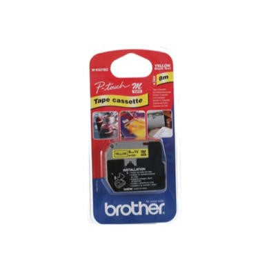 Brother MK-621BZ DirectLabel black on yellow 9mm x 8m for Brother P-Touch M 9-12mm