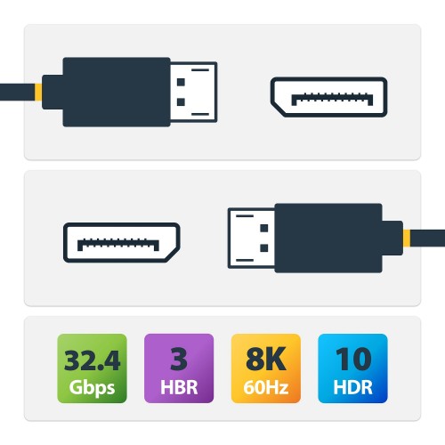 StarTech.com 8K-AOC-20M-DP-CABLE DisplayPort cable Black
