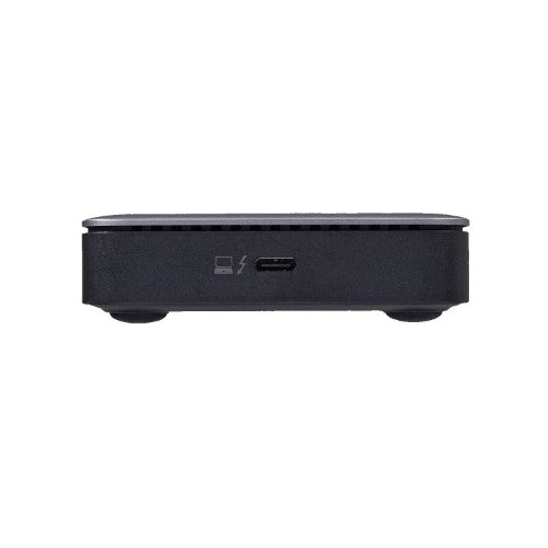 V7 DOCKTB4PT laptop dock/port replicator Wired Thunderbolt 4 Black, Silver
