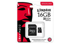 Kingston Technology 16GB microSDHC Industrial C10 A1 pSLC Card + SD Adapter