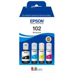 Epson C13T03R640/102 Ink bottle multi pack Bk,C,M,Y 127ml + 3x70ml Pack=4 for Epson ET-3700