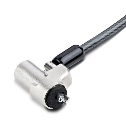 StarTech.com Laptop Cable Lock Compatible With Noble Wedge®; 6.6ft (2m), Anti-Theft Keyed Lock, Security Cable for Dell XPS/Latitude/2-in-1 Notebooks, Cut-Resistant, Steel Cable Lock For Laptop - TAA