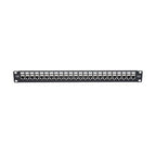 Tripp Lite N254-024-SH-6A 24-Port 1U Rack-Mount STP Shielded Cat6a Feedthrough Patch Panel, RJ45 Ethernet, TAA