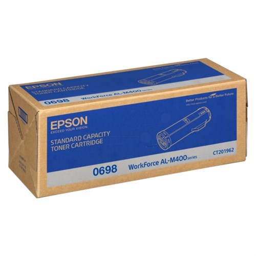 Epson C13S050698/0698 Toner-kit black, 12K pages for Epson Workforce AL-M 400