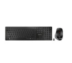 CHERRY DW 9500 SLIM keyboard Mouse included Universal RF Wireless + Bluetooth QWERTZ Czech, Slovakian Black, Grey