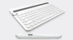 Logitech K480 QWERTZ Swiss Bluetooth Grey, White