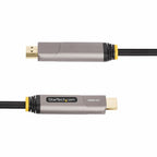 StarTech.com 50ft (15m) USB-C to HDMI 2.0 Active Optical Cable (AOC), 4K 60Hz, CL3 Rated, Unidirectional USB Type-C to HDMI Adapter Cable
