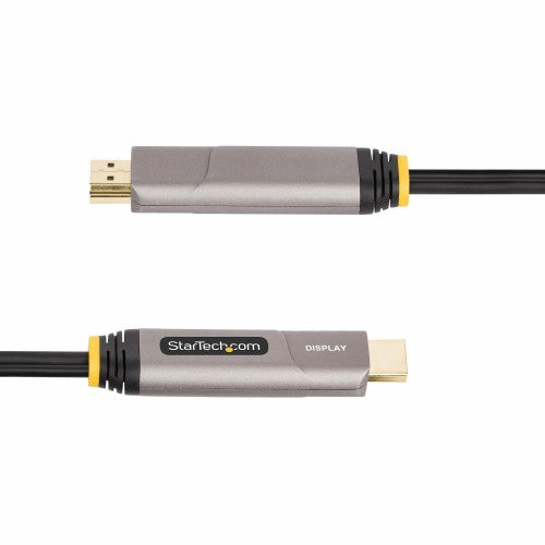 StarTech.com 50ft (15m) USB-C to HDMI 2.0 Active Optical Cable (AOC), 4K 60Hz, CL3 Rated, Unidirectional USB Type-C to HDMI Adapter Cable
