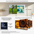 Samsung 2025 55" The Frame Art Mode QLED 4K HDR Smart TV 139.7 cm (55") 4K Ultra HD Wi-Fi Black