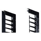 APC Valueline, Vertical Cable Manager for 2 & 4 Post Racks, 84"H X 12"W, Single-Sided with Door
