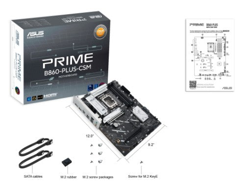 ASUS PRIME B860-PLUS-CSM Intel B860 LGA 1851 (Socket V1) ATX