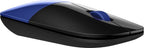 HP Z3700 Blue Wireless Mouse