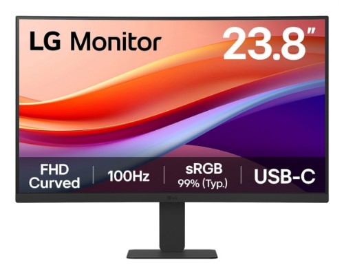 LG 24U421A-B computer monitor 60.5 cm (23.8") 1920 x 1080 pixels Full HD LED Black