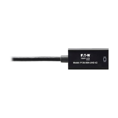 Tripp Lite P136-06N-UHD-V2 DisplayPort to HDMI 4K Active Adapter Video Converter, DP Ver 1.2, HDCP, 4K 30Hz (M/F), 6-in. (15.24 cm)