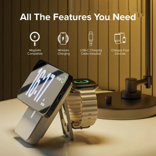 ALOGIC Lift 4-in-1 MagSafe Compatible Wireless Charging 10,000mAh Power Bank