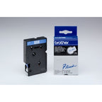 Brother TC-203 DirectLabel blue on white 12mm x 7,7m for Brother P-Touch TC 9-12mm