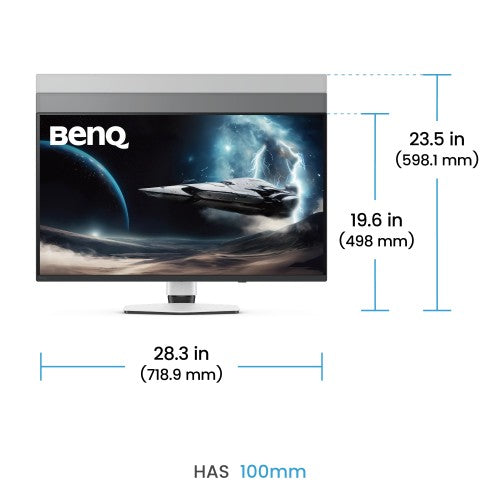 BenQ EX321UZ computer monitor 80 cm (31.5") 3840 x 2160 pixels 4K Ultra HD OLED White