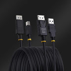 StarTech.com 10ft (3m) DisplayPort and USB 5Gbps KVM Cable, 4K 60Hz, Universally Compatible DP 1.2/USB 3.0 Combo Cable for KVM Switches