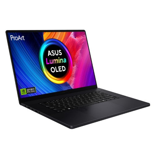 ASUS ProArt P16 H7606WI-ME026W AMD Ryzen AI 9 HX 370 Laptop 40.6 cm (16") Touchscreen WQUXGA 64 GB LPDDR5x-SDRAM 2 TB SSD NVIDIA GeForce RTX 4070 Wi-Fi 7 (802.11be) Windows 11 Home Black