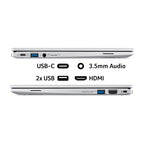 Acer Chromebook NX.KYTEK.003 laptop Intel® N N100 30.5 cm (12") Touchscreen WUXGA 4 GB LPDDR5-SDRAM 128 GB eMMC Wi-Fi 6E (802.11ax) ChromeOS Silver