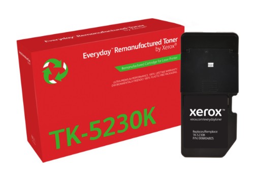 Xerox 006R04805 Toner-kit black remanufactured, 2.6K pages (replaces Kyocera TK-5230K) for Kyocera P 5021