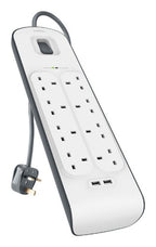 Belkin BSV604AF2M surge protector White 6 AC outlet(s) 2 m