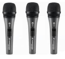 Sennheiser 3-PACK e835-S Stage/performance microphone Black, Grey