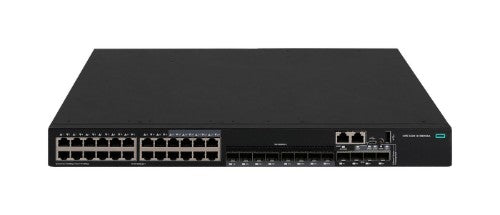 HPE Networking Comware Switch 24p 10/100/1000BASE-T 4p SFP+ 1 Exp 2 PS Slot 5520HI