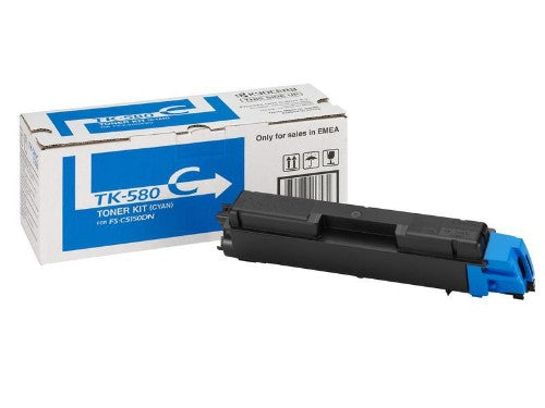 Kyocera 1T02KTCNL0/TK-580C Toner cyan, 2.8K pages ISO/IEC 19798 for Kyocera FS-C 5150