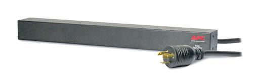 APC Rack PDU, Basic, 1U, 16A, 208V power distribution unit (PDU) Black