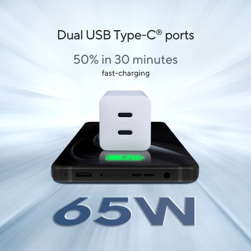 ASUS 100W 2C1A GaN Charger Universal White AC Fast charging Indoor