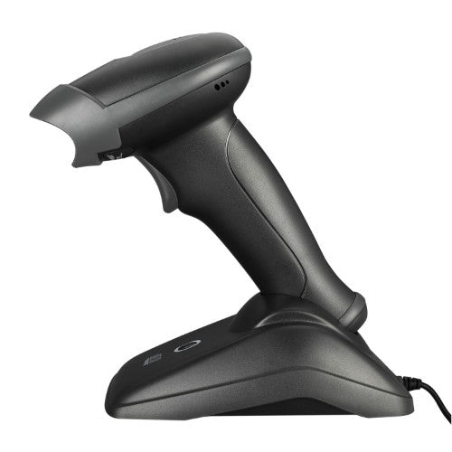 Adesso NuScan 2500CR - Wireless Spill Resistant Antimicrobial CCD Barcode Scanner with Charging Cradle