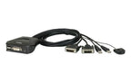 ATEN CS22D KVM switch Black