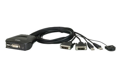 ATEN CS22D KVM switch Black