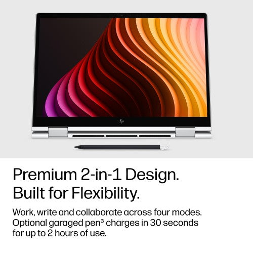 HP EB8FLG2I13AI U7 356H 13 32GB/512 Copilot+ PC Intel Core Ultra 7 Laptop 33.8 cm (13.3") Touchscreen WUXGA LPDDR5x-SDRAM 512 GB SSD Wi-Fi 7 (802.11be) Windows 11 Pro Silver