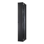 APC Performance, Vertical Cable Manager for 2 & 4 Post Racks, 84"H x 12"W, Double-Sided with Doors