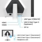 BenQ EX271UZ computer monitor 67.3 cm (26.5") 3840 x 2160 pixels 4K Ultra HD OLED Black, White