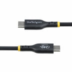 StarTech.com 13ft (4m) USB-C Charging Cable, Charge & Sync, 240W (5A) PD EPR, USB 2.0 Laptop Charger Cable, USB-IF Certified, TPE Jacket - Black USB C Charging Cord