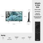 Samsung Q7F QE43Q7FAAUXXU TV 109.2 cm (43") 4K Ultra HD Smart TV Wi-Fi Black