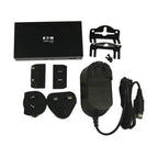 Tripp Lite B127A-110-BH HDMI over Cat6 Receiver with Repeater, 4K 60Hz, HDR, 4:4:4, IR Transceiver, PoC, HDCP 2.2, 230 ft., TAA