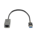 StarTech.com USB 3.0 to Gigabit Ethernet Network Adapter, 10/100/1000 Mbps, USB to RJ45, USB 3.0 to LAN Adapter, USB 3.0 Ethernet Adapter (GbE), 11in Attached Cable, Driverless Install