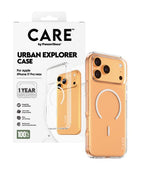 PanzerGlass CARE by ® Flagship Case Transparent Urban Explorer w. White MagSafe iPhone 17 Pro Max