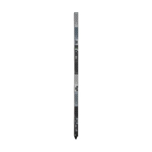 Tripp Lite PDU3XMV6G32 3-Phase Local Metered PDU, 23kW, 42 208-240V outlets (36 C13, 6 C19), IEC309 32A Red (3P+N+E) 360-415V Input, 0u vertical, TAA