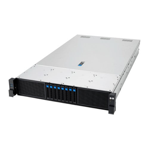 ASUS RS720A-E13-RS8G Socket SP5 Rack (2U) Black, Silver