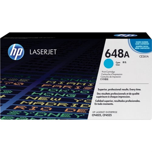 HP CE261A/648A Toner cartridge cyan, 11K pages ISO/IEC 19798 for HP CLJ CP 4025/4520