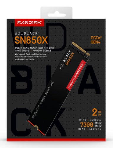 SanDisk Black WD_BLACK™ SN850X NVMe™ SSD POWERED BY 2 TB