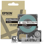 Epson C53S672066/LK-5TBJ DirectLabel-etikettes black on Transparent 18mm x 8m for Epson LabelWorks LW-C 410/610