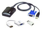 ATEN CV211CP KVM switch Black