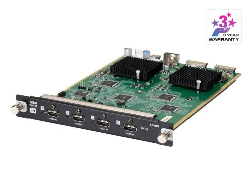 ATEN VW784 video wall processor Black, Green, Metallic 17.71 W